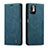 Handytasche Stand Schutzhülle Flip Leder Hülle C01S für Xiaomi Redmi Note 10 5G Blau
