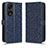 Handytasche Stand Schutzhülle Flip Leder Hülle C01X für Huawei Honor X5 Plus Blau