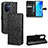 Handytasche Stand Schutzhülle Flip Leder Hülle C01X für Huawei Nova Y70