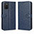 Handytasche Stand Schutzhülle Flip Leder Hülle C01X für Samsung Galaxy A02s Blau