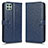 Handytasche Stand Schutzhülle Flip Leder Hülle C01X für Samsung Galaxy A22 5G Blau