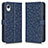 Handytasche Stand Schutzhülle Flip Leder Hülle C01X für Samsung Galaxy A23 5G SC-56C Blau