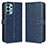 Handytasche Stand Schutzhülle Flip Leder Hülle C01X für Samsung Galaxy A32 4G Blau