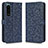 Handytasche Stand Schutzhülle Flip Leder Hülle C01X für Sony Xperia 5 III SO-53B Blau