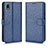 Handytasche Stand Schutzhülle Flip Leder Hülle C01X für Sony Xperia Ace III Blau