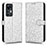 Handytasche Stand Schutzhülle Flip Leder Hülle C01X für Xiaomi Mi 12T Pro 5G Silber