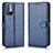 Handytasche Stand Schutzhülle Flip Leder Hülle C01X für Xiaomi Redmi Note 10 5G Blau