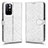 Handytasche Stand Schutzhülle Flip Leder Hülle C01X für Xiaomi Redmi Note 11T 5G Silber