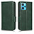 Handytasche Stand Schutzhülle Flip Leder Hülle C02X für Realme 9 Pro+ Plus 5G Grün