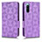 Handytasche Stand Schutzhülle Flip Leder Hülle C02X für Sony Xperia 10 IV SOG07 Violett