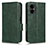 Handytasche Stand Schutzhülle Flip Leder Hülle C02X für Xiaomi Poco M4 5G Grün