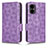 Handytasche Stand Schutzhülle Flip Leder Hülle C02X für Xiaomi Poco M4 5G Violett