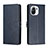 Handytasche Stand Schutzhülle Flip Leder Hülle C03 für Xiaomi Mi 11 Lite 5G NE Blau