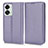 Handytasche Stand Schutzhülle Flip Leder Hülle C03X für OnePlus Nord 2T 5G Violett