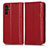 Handytasche Stand Schutzhülle Flip Leder Hülle C03X für Samsung Galaxy A13 5G Rot