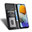 Handytasche Stand Schutzhülle Flip Leder Hülle C03X für Samsung Galaxy M23 5G