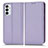 Handytasche Stand Schutzhülle Flip Leder Hülle C03X für Samsung Galaxy M23 5G Violett