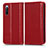Handytasche Stand Schutzhülle Flip Leder Hülle C03X für Sony Xperia 10 III Lite Rot