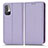 Handytasche Stand Schutzhülle Flip Leder Hülle C03X für Xiaomi Redmi Note 10 5G Violett