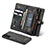 Handytasche Stand Schutzhülle Flip Leder Hülle C04S für Samsung Galaxy S21 5G