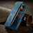 Handytasche Stand Schutzhülle Flip Leder Hülle C04S für Xiaomi Redmi Note 10S 4G Blau
