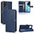 Handytasche Stand Schutzhülle Flip Leder Hülle C04X für Motorola Moto G72