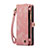 Handytasche Stand Schutzhülle Flip Leder Hülle C06S für Apple iPhone 14 Pro Rosa