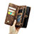 Handytasche Stand Schutzhülle Flip Leder Hülle C07S für Apple iPhone 15 Pro Max