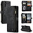 Handytasche Stand Schutzhülle Flip Leder Hülle C07S für Samsung Galaxy A13 5G