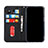 Handytasche Stand Schutzhülle Flip Leder Hülle D01T für Apple iPhone 15 Pro