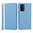 Handytasche Stand Schutzhülle Flip Leder Hülle D01T für OnePlus Nord N200 5G Blau