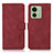 Handytasche Stand Schutzhülle Flip Leder Hülle D01Y für Motorola Moto Edge (2023) 5G Rot
