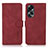 Handytasche Stand Schutzhülle Flip Leder Hülle D01Y für Oppo A58 4G Rot