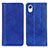 Handytasche Stand Schutzhülle Flip Leder Hülle D03Y für Samsung Galaxy A23e 5G Blau