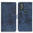 Handytasche Stand Schutzhülle Flip Leder Hülle D05Y für Motorola Moto G Power (2022) Blau