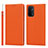 Handytasche Stand Schutzhülle Flip Leder Hülle D06T für Oppo A54 5G Orange
