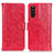 Handytasche Stand Schutzhülle Flip Leder Hülle D07Y für Sony Xperia 10 III SO-52B Rot
