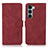 Handytasche Stand Schutzhülle Flip Leder Hülle D08Y für Motorola Moto Edge S30 5G Rot