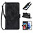 Handytasche Stand Schutzhülle Flip Leder Hülle D09T für Samsung Galaxy S22 Plus 5G