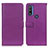 Handytasche Stand Schutzhülle Flip Leder Hülle D09Y für Motorola Moto G Pure Violett