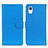 Handytasche Stand Schutzhülle Flip Leder Hülle D09Y für Samsung Galaxy A23 5G SC-56C Hellblau