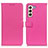 Handytasche Stand Schutzhülle Flip Leder Hülle D09Y für Samsung Galaxy S21 FE 5G Pink