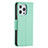 Handytasche Stand Schutzhülle Flip Leder Hülle für Apple iPhone 13 Pro Cyan