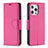 Handytasche Stand Schutzhülle Flip Leder Hülle für Apple iPhone 13 Pro Max Pink