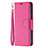 Handytasche Stand Schutzhülle Flip Leder Hülle für Apple iPhone 13 Pro Pink