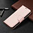 Handytasche Stand Schutzhülle Flip Leder Hülle für Apple iPhone 13 Pro Rosegold