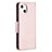 Handytasche Stand Schutzhülle Flip Leder Hülle für Apple iPhone 13 Rosegold