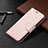 Handytasche Stand Schutzhülle Flip Leder Hülle für Apple iPhone 13 Rosegold