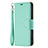 Handytasche Stand Schutzhülle Flip Leder Hülle für Apple iPhone 14 Cyan