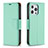 Handytasche Stand Schutzhülle Flip Leder Hülle für Apple iPhone 14 Pro Max Cyan